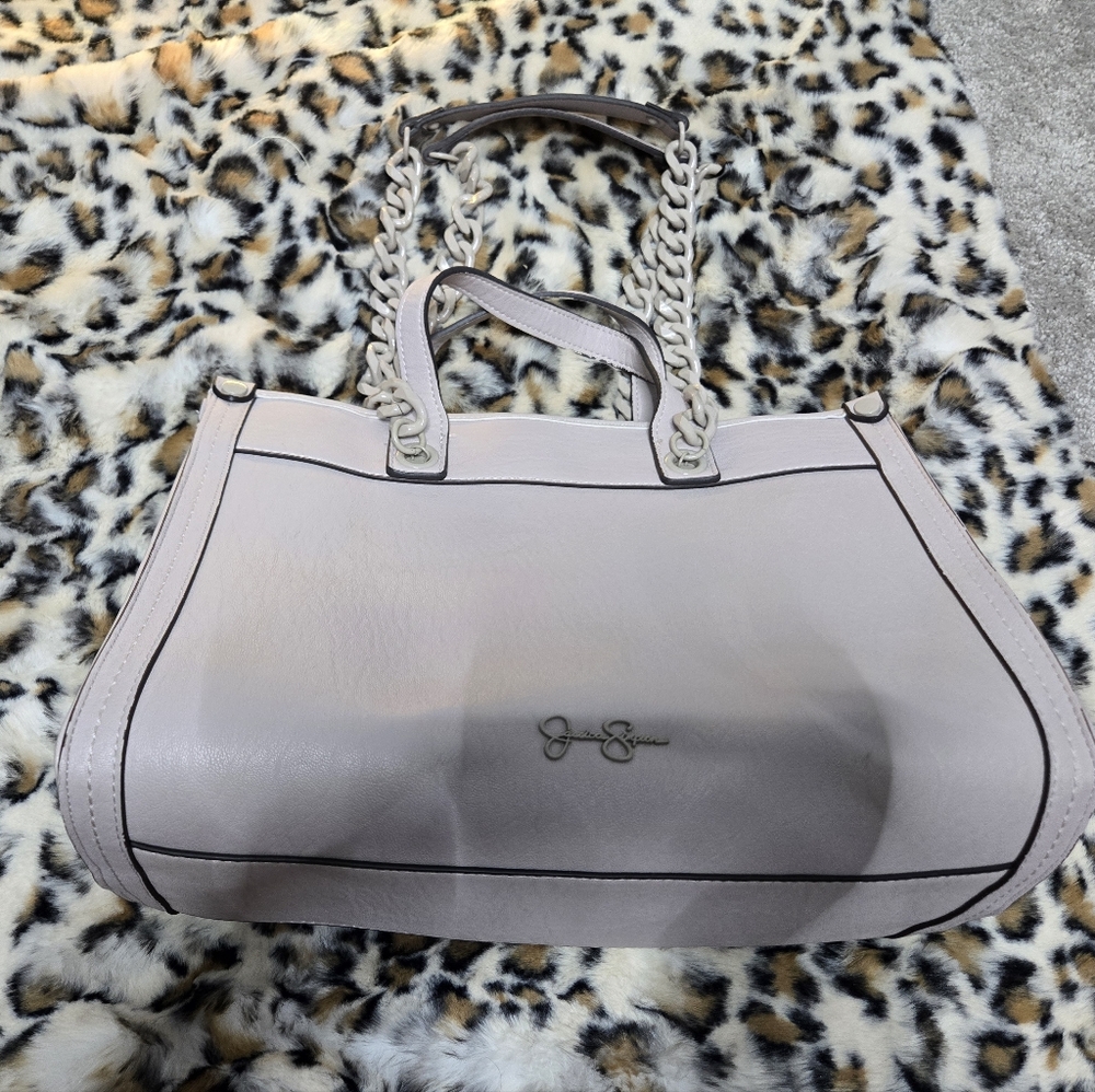 Jessica Simpson large grey shoulder bag